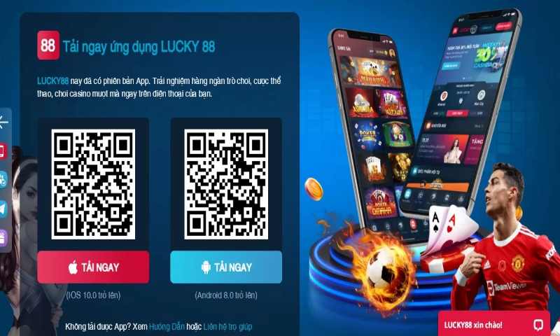 Cài đặt ứng dụng lucky88 trên iphone